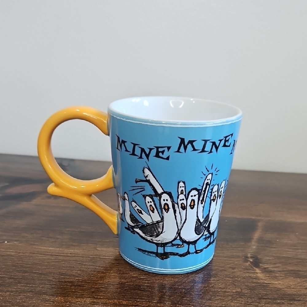 Disney Blue and Yellow Seagull Mug